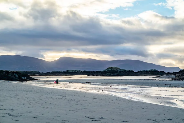 La costa di Rossbeg nella contea di Donegal durante l'inverno - Irlanda — Foto Stock