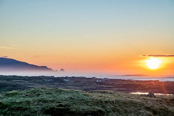 Donegal İlçesi Rossbeg sahil şeridi kışın - İrlanda — Stok fotoğraf