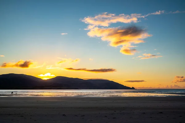 Kiltoorish bay beach between Ardara and Portnoo in Donegal - Ireland. — Stock Photo, Image