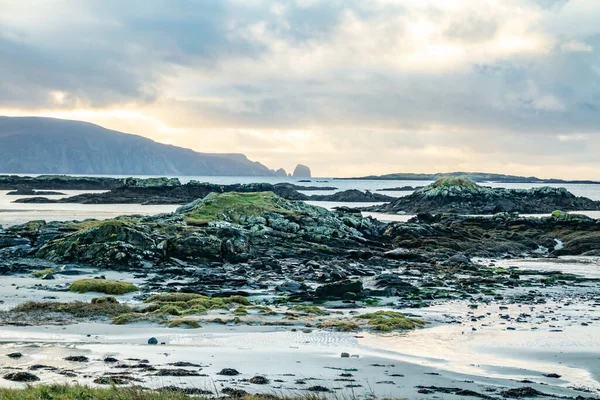 O litoral de Rossbeg no Condado de Donegal durante o inverno - Irlanda — Fotografia de Stock