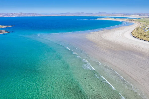 Donegal, İrlanda 'daki Portnoo' nun havadan görünüşü. — Stok fotoğraf