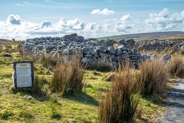 Glencolumbkille,アイルランド- 2021年4月28日: The Malinmore Court Tom is dated 3000 B.C.. — ストック写真