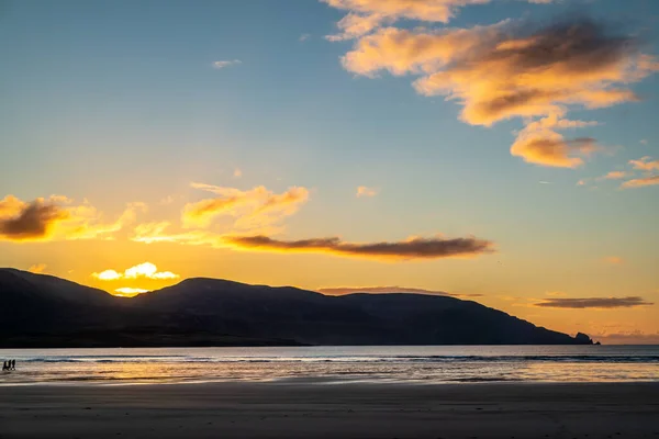 Kiltoorish bay beach between Ardara and Portnoo in Donegal - Ireland. — Stock Photo, Image