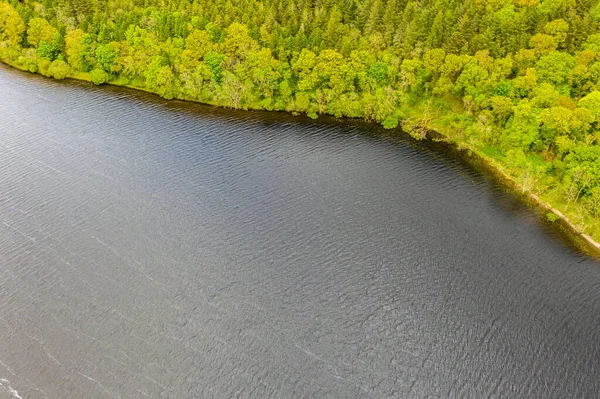 Aerial view of Glencar Lough in Ireland — Stock Photo, Image