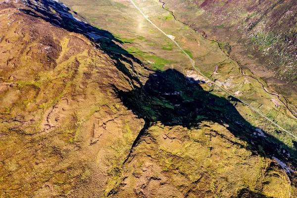 A Grannys hágó közel van a Glengesh hágóhoz az írországi Country Donegalban. — Stock Fotó