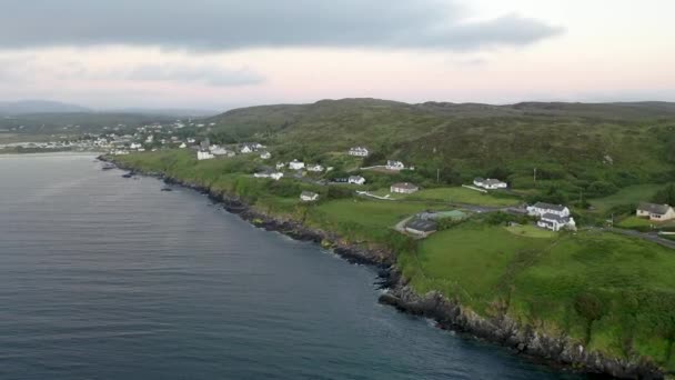 Sunset at Portnoo in County Donegal - Ireland — Stock Video