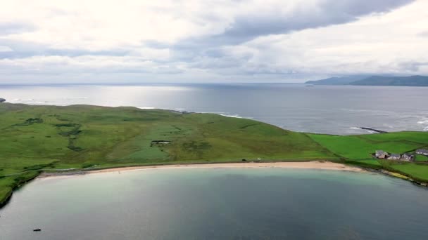 Vue aérienne de St. Johns Point, comté de Donegal, Irlande — Video