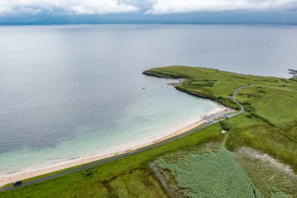 Vista aérea de St. Johns Point, County Donegal, Irlanda — Fotografia de Stock