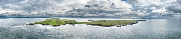 Pemandangan udara St. Johns Point, County Donegal, Irlandia — Stok Foto