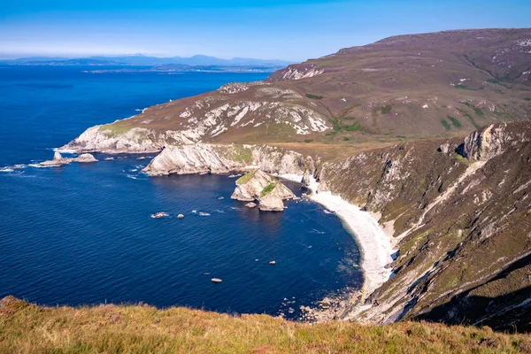 Glenlough Bay entre Porto e Ardara no Condado de Donegal é a baía mais remota de Irelands — Fotografia de Stock