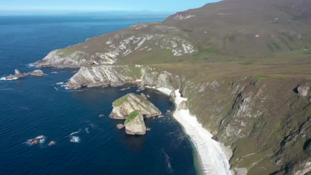Glenlough baia tra Port e Ardara nella contea di Donegal è Irlanda baia più remota — Video Stock