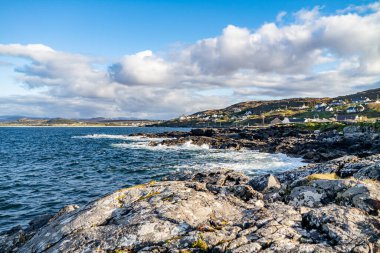 Covid-19 salgını sırasında Donegal İlçesi 'nde Portnoo - İrlanda