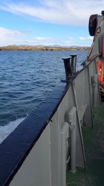 Travelling on the Arranmore ferry towards Burtonport, County Donegal, Ireland.