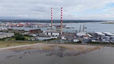 Dublin İrlanda 'daki havuz dilencisi santrali.