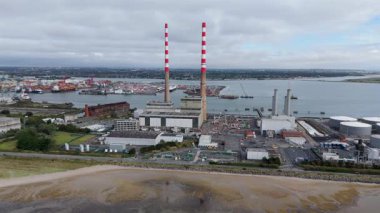 Dublin İrlanda 'daki havuz dilencisi santrali.