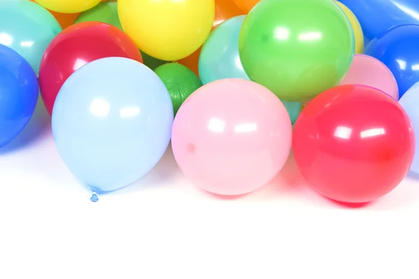 Globos en blanco — Foto de Stock