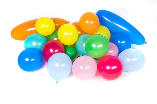 Balloons on white — Stock Photo, Image