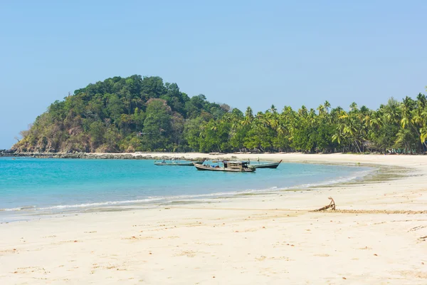 Ngapali pláž v Myanmaru — Stock fotografie