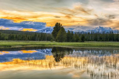 Günbatımı ve Yellowstone