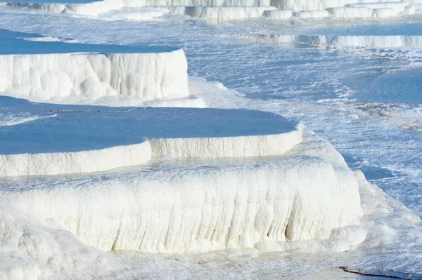 Μπλε πισίνες του Pamukkale — Φωτογραφία Αρχείου