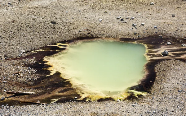 Piscina geotérmica em Yellowstone — Fotografia de Stock