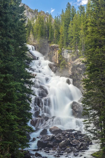 Dolda Falls i Grand Tetons — Stockfoto