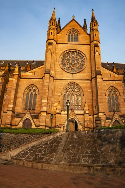 Mary Cathedral Sydney Ausztrália — Stock Fotó