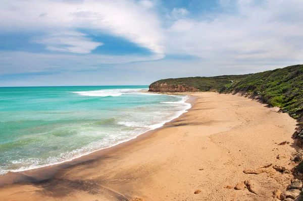 Playa Las Campanas Encuentra Aprox 100 Sur Melbourne Great Ocean — Foto de Stock