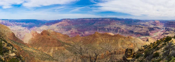 Beautiful Colors Shapes Grand Canyon Shortly Sunrise Yavapai Point Arizona — Stock Photo, Image