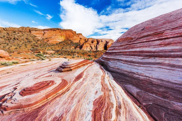 Erstaunliche Farben Und Formen Der Berge Direkt Neben Dem Fire — Stockfoto