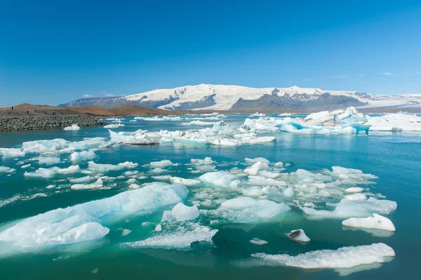 Lago glaciar — Fotografia de Stock