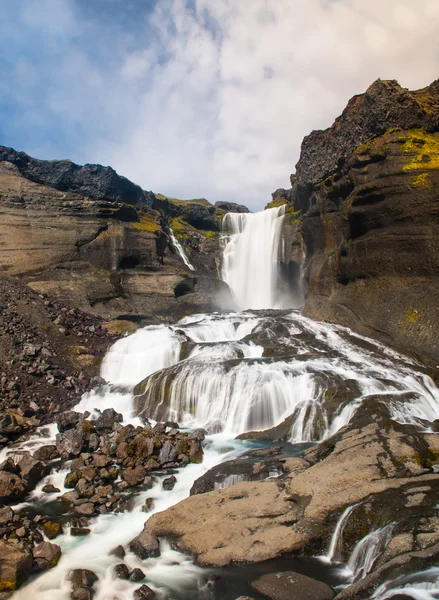İzlandalı şelale — Stok fotoğraf