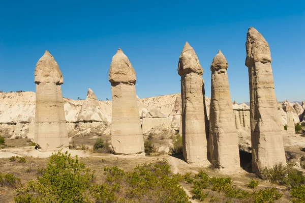 Fairy tale chimneys — Stock Photo, Image