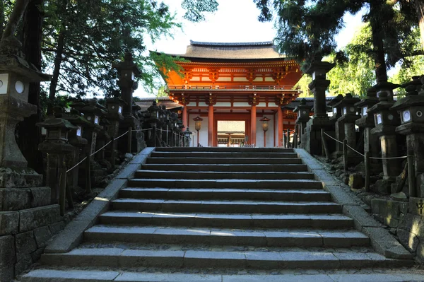 Linternas en Nara — Foto de Stock