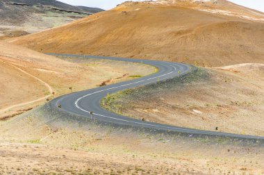 İzlanda'daki yol