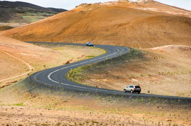 İzlanda'daki yol