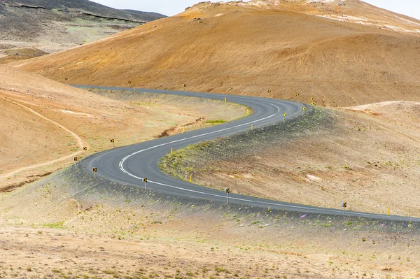 Δρόμος στην Ισλανδία το — Φωτογραφία Αρχείου