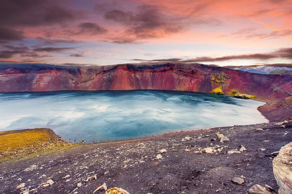 Ljotipollur Gölü — Stok fotoğraf