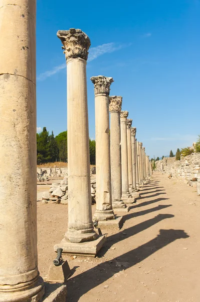 Kolumny w Efezie — Zdjęcie stockowe