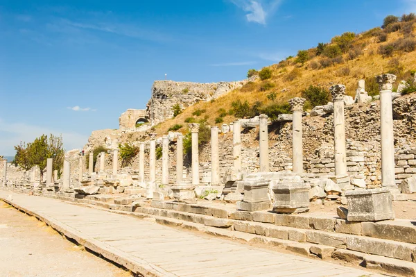 Oszlopok Ephesus — Stock Fotó