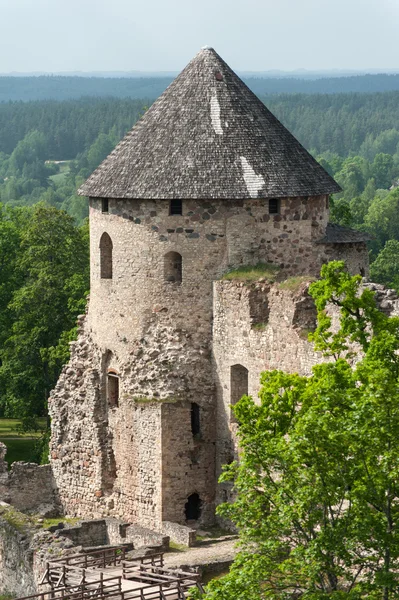 Kasteel in cesis — Stockfoto