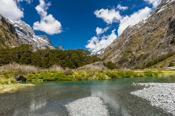 Seenlandschaft in Neuseeland — Stockfoto