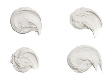 kozmetik krem beyaz izole