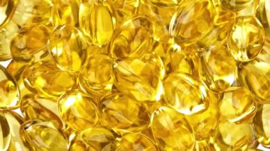 Yavaşça dönen balık yağı besleyici kapsüller