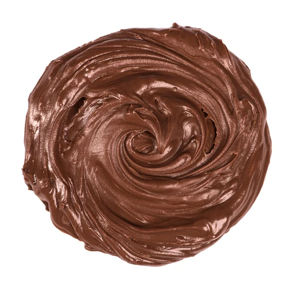Chocolate con leche derretida Imágenes de stock libres de derechos