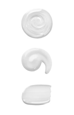 Cosmetic cream isolated on white clipart