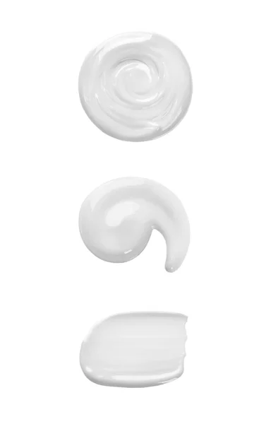 Creme cosmético isolado em branco — Fotografia de Stock