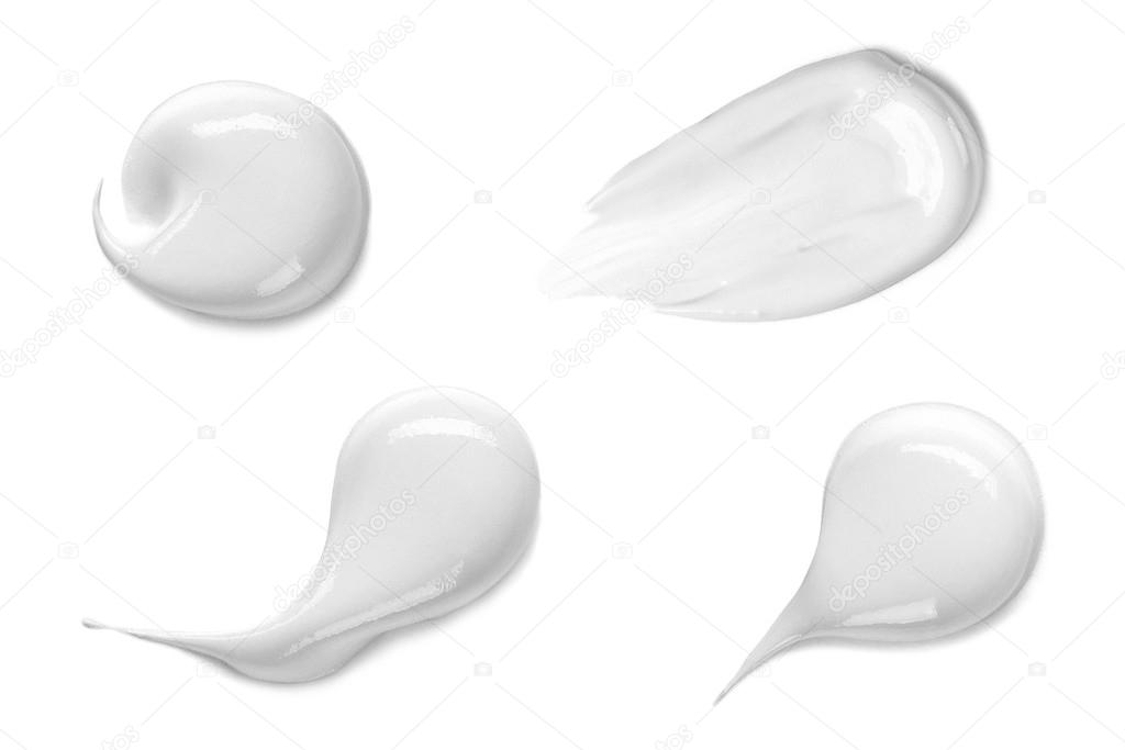 Cosmetic cream isolated on white