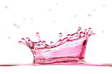 kırmızı şarap splash 