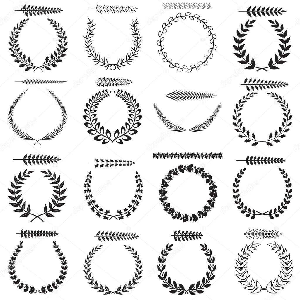 Laurel wreaths collection